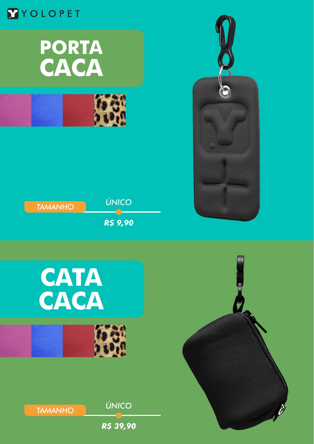 YOLOPET — Porta Caca e Cata Caca